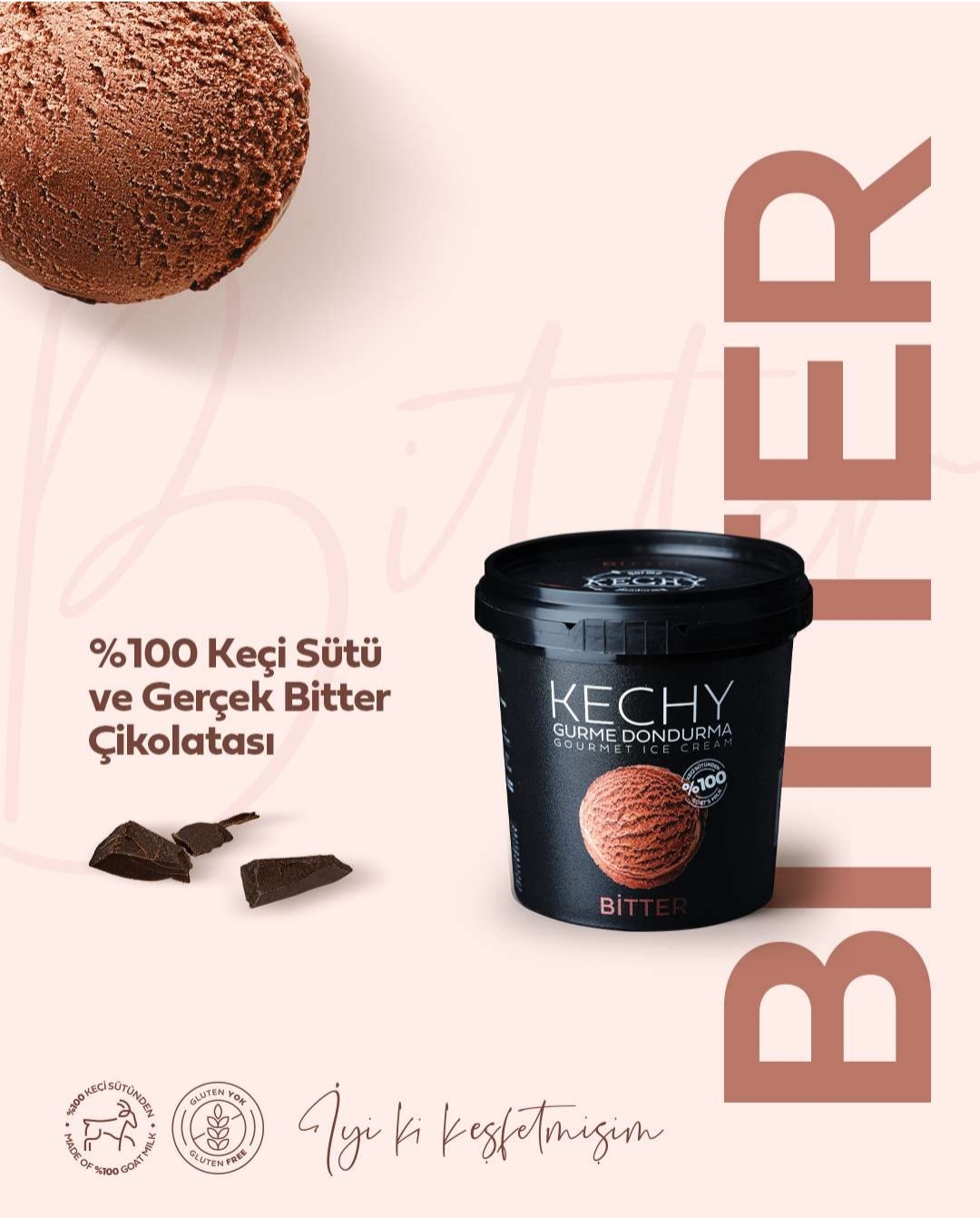 KECHY Gurme Dondurma Bitter